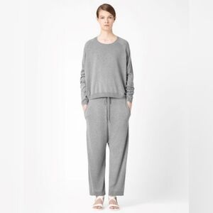 COS Silk Angora Jumper Knit Sweater Pullover Sweatshirt Size Small Grey
